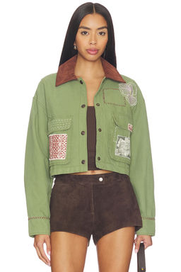 Free People - x We The Free Martha Workwear Appliques Jacket