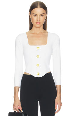 L'AGENCE - Sasha 3/4 Knit Corset Top