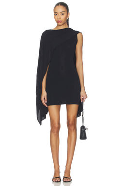 L'Academie - by Marianna Nasim Knit Cape Mini Dress