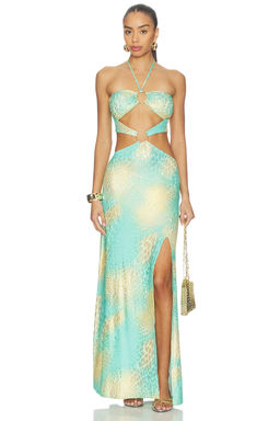 Luli Fama - x REVOLVE Double Loop Bandeau Long Dress