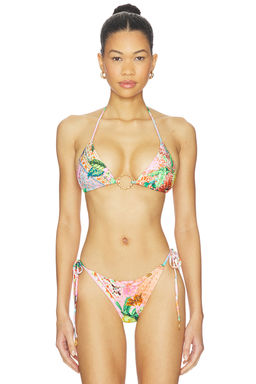 Luli Fama - Ring Seamless Crystallized Bikini Top