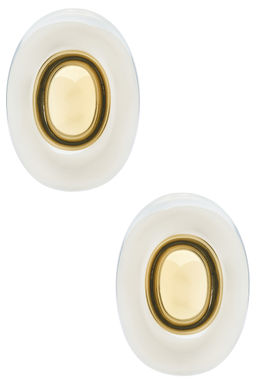 Luv AJ - The Two-tone Chrome Orb Statement Studs