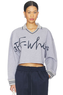 Off-White - Script Polo Sweatshirt