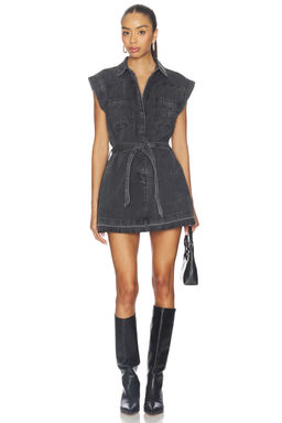 One Teaspoon - Rogue Aviator Mini Denim Dress