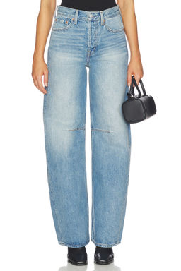 Pistola - Sydney High Rise Bowed Wide Jeans