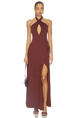 SEVEN WONDERS - Kamilla Keyhole Twist Maxi Dress