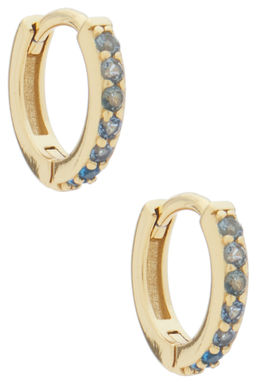SHASHI - Micro Teeny Tiny Pave Huggie