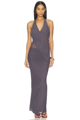 superdown - Dynasty Halter Maxi Dress