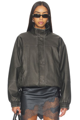superdown - Jaide Faux Leather Bomber