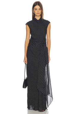 ROTATE - Long Dress With Tie