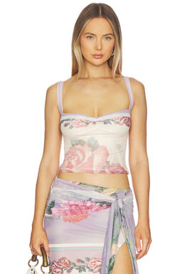 Tiger Mist - Raffie Corset Top