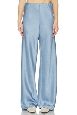 Vince - High Waist Fluid Satin Bias Pant