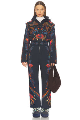Whitespace - x FARM Rio One Piece Ski Suit