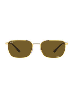 Ray-Ban - Arista Sunglasses(0RB3684CH|Square |Gold Frame|Brown Lens |58 mm )
