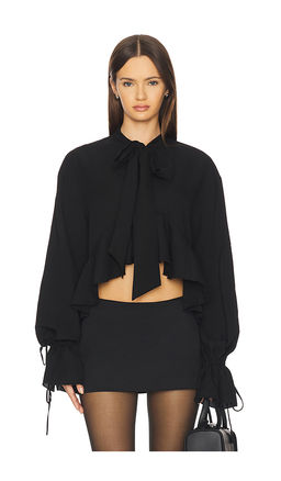 MORE TO COME - Hope Tie Front Blouse