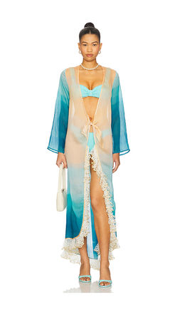 My Beachy Side - Uma Long Sleeve Caftan