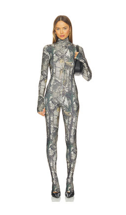 Norma Kamali - Long Sleeve Slim Fit Turtleneck Catsuit