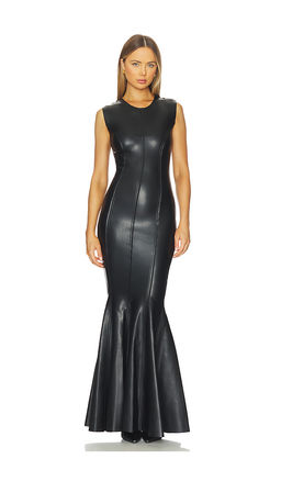 Norma Kamali - Sleeveless Grace Fishtail Gown