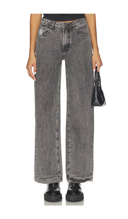 One Teaspoon - Jackson Mid Waist Wide Leg Jeans