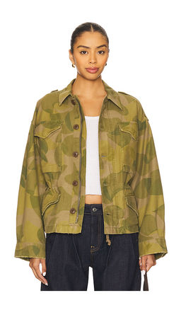 POLO RALPH LAUREN - Printed Cropped Field Jacket