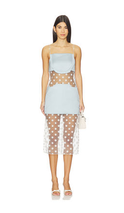 Prabal Gurung - Sheer Panelled Slip Midi Dress