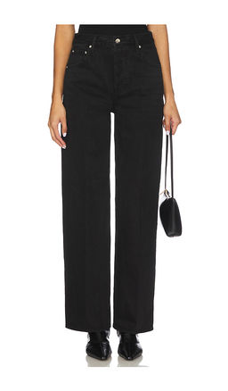 Pistola - Tate High Rise Bowed Wide Jeans