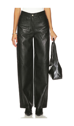 REMAIN - Cocoon Leather Pants