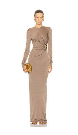 Rebecca Vallance - Mischa Long Sleeve Maxi Dress