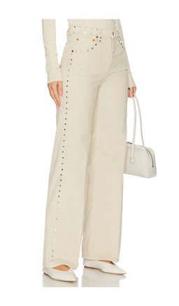 RE DONE - High Rise Wide Leg Jeans