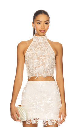 Retrofete - Louelle Sequin Crop Top