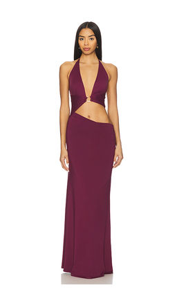 Runaway The Label - Lumia Halter Maxi Dress
