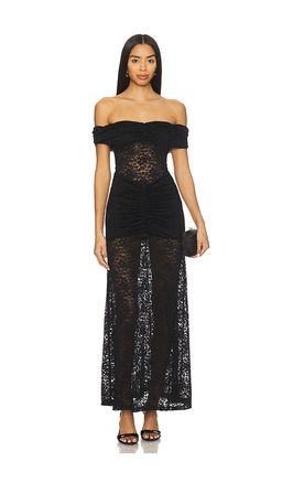 Runaway The Label - Vaneya Lace Maxi Dress