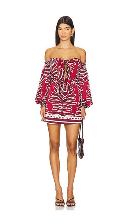 SEVEN WONDERS - Brodie Off Shoulder Mini Dress