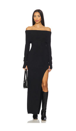 SEVEN WONDERS - Barly Off Shoulder Maxi Dress