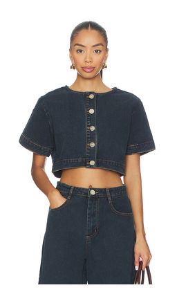 SNDYS - Tilla Denim Crop Top