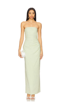 Shona Joy - Lani Strapless Draped Maxi Dress