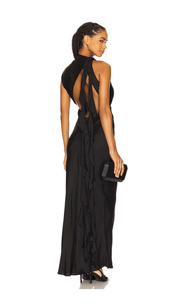 Shona Joy - Agnes Draped Ruffle Maxi Dress