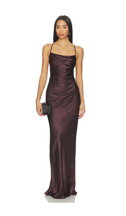 Shona Joy - La Lune Lace Back Maxi Dress