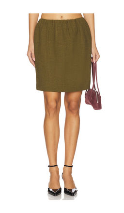 Shushu/Tong - Smocked Mini Skirt