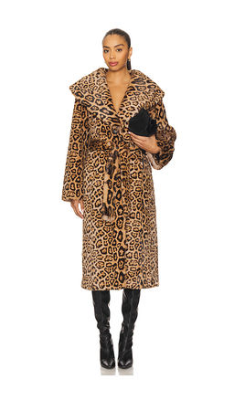 Simon Miller - Jones Faux Fur Wrap Coat