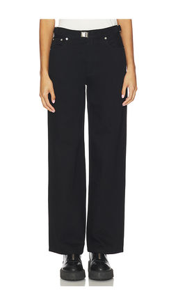 Still Here - Buckle Wide Leg Jeans