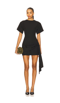 superdown - Kirana Wrap Front Dress In Black