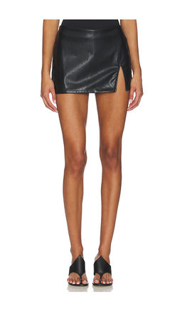 superdown - Miley Faux Leather Skort
