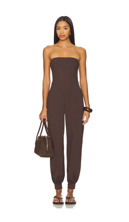 Susana Monaco - Strapless Cuffed Ankle Jumpsuit