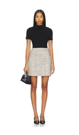 Theory - Short Sleeve Roll Neck Dress