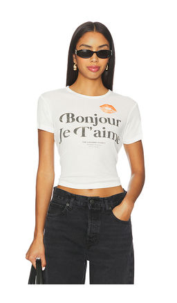 The Laundry Room - Bonjour Je T'aime Baby Tee