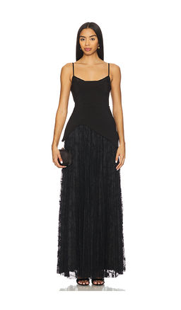 AMUR - Leighton Pleated Gown