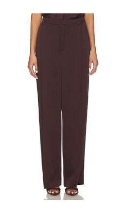 Vince - Mid Rise Wide Leg Pleated Trouser