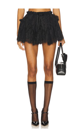 Yuhan Wang - Lace Tiered Skirt