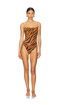 Ziah - Fine Strap One Piece Swimsuit